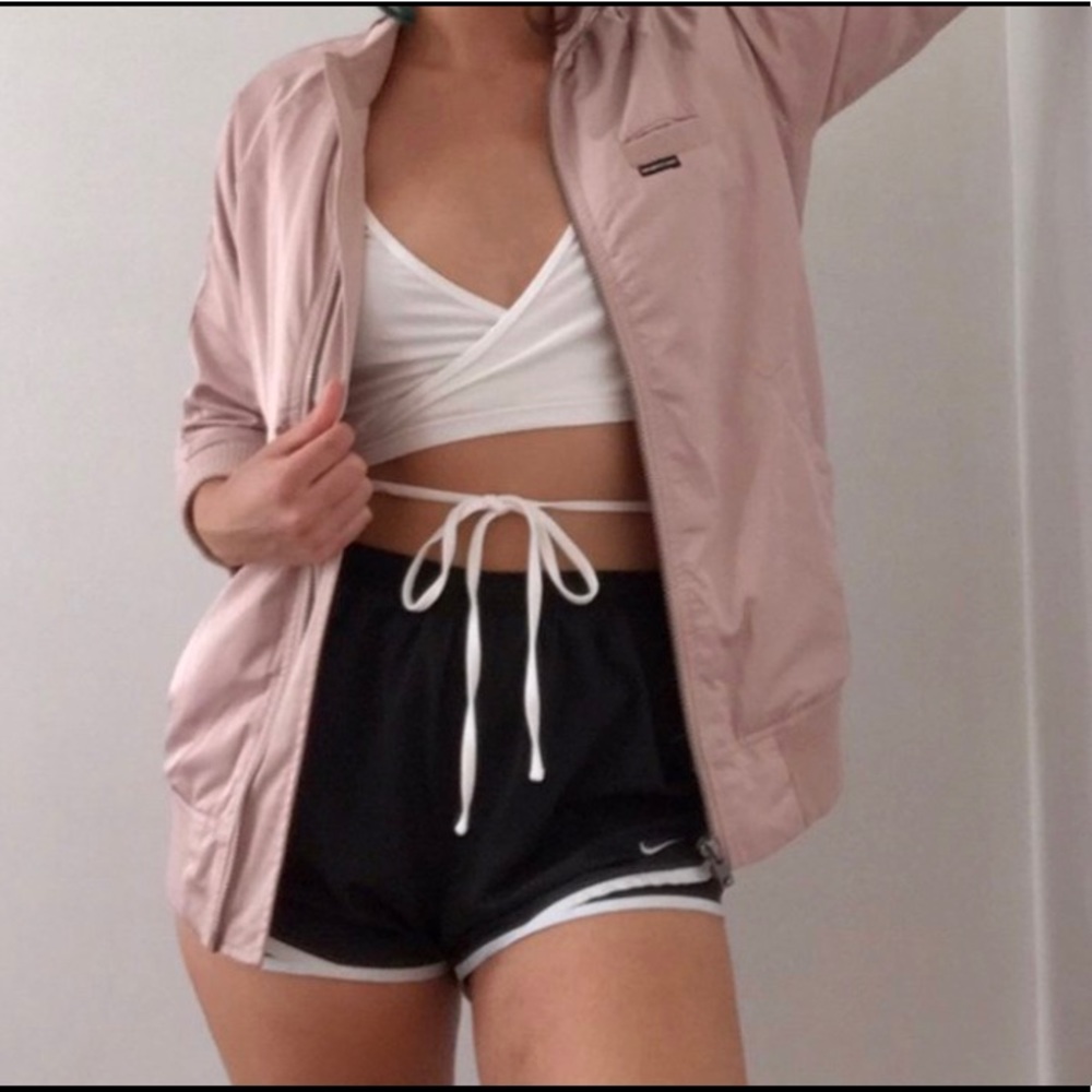 Beautiful baby pink 3/4 sleeve members only jacket